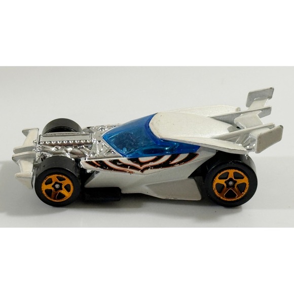 Hot Wheels Other - Hot Wheels Drift King Toy Car Kids 1:64 White Pearl Copper Graphics 2010